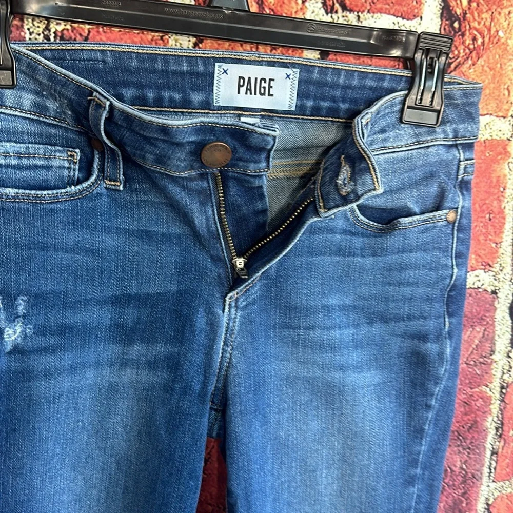 Paige Verdugo Crop Blue women’s Jeans size 25